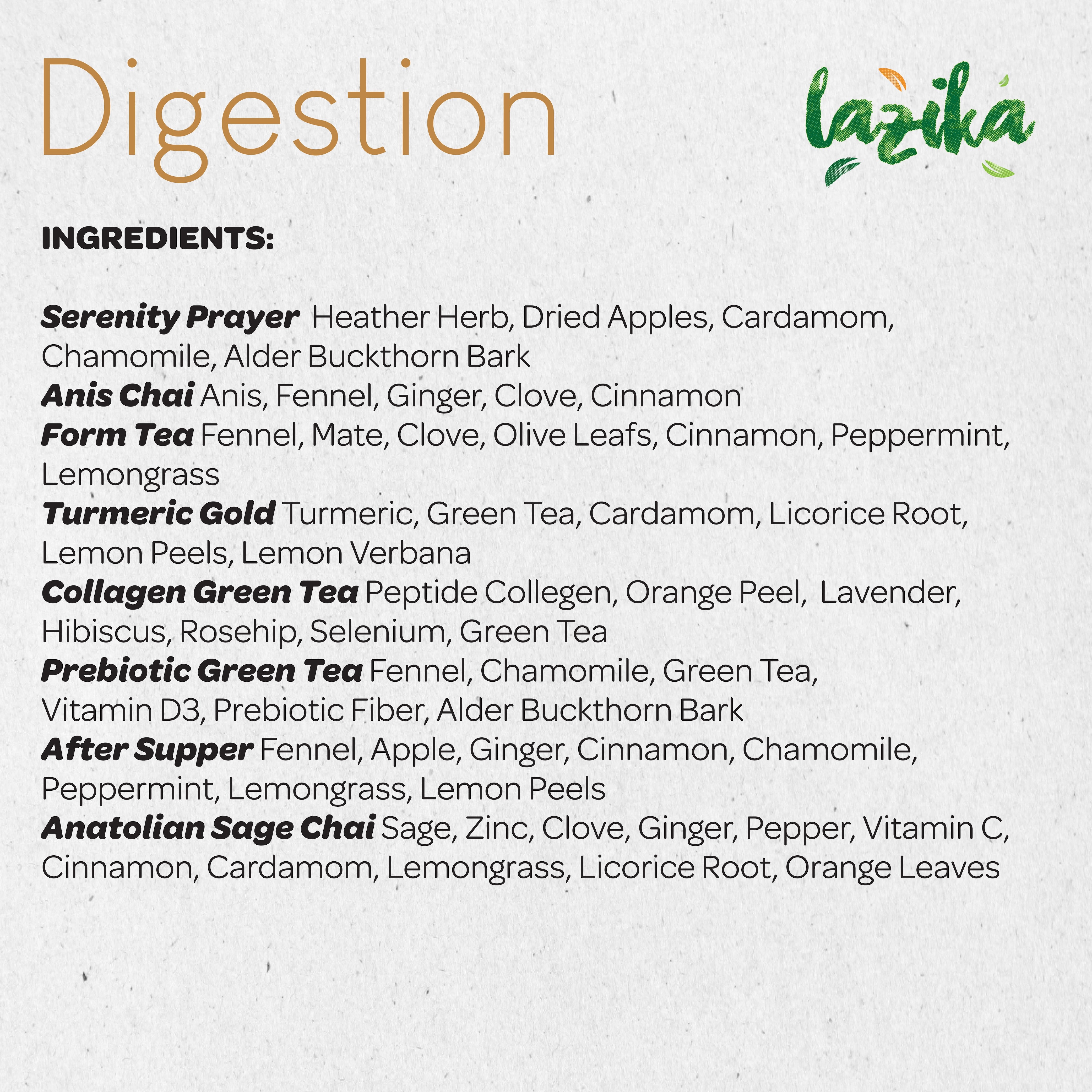 Digestion Herbal Tea Assortment