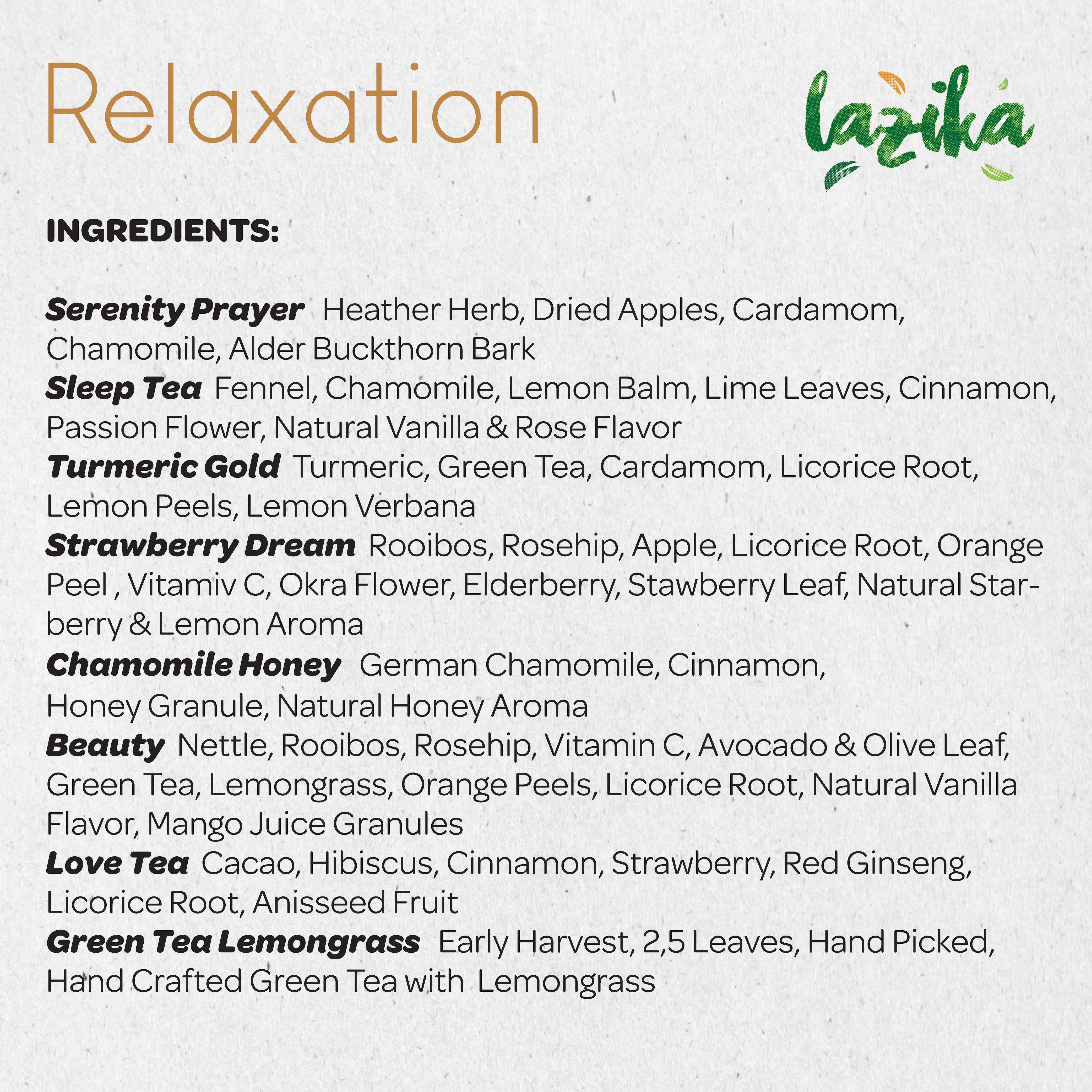 Relaxation Herbal Tea Assortment