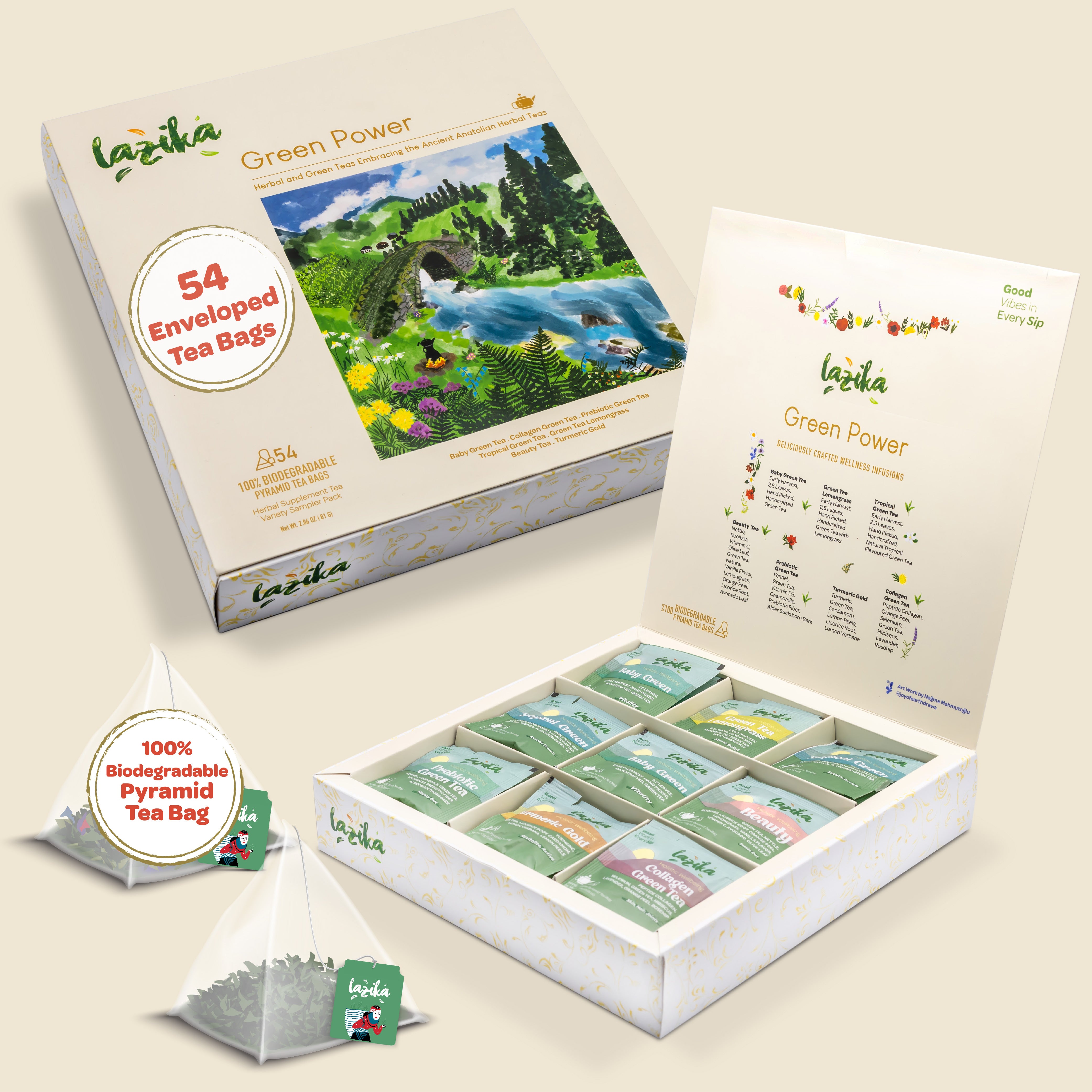 Green Power Herbal Tea Assortment